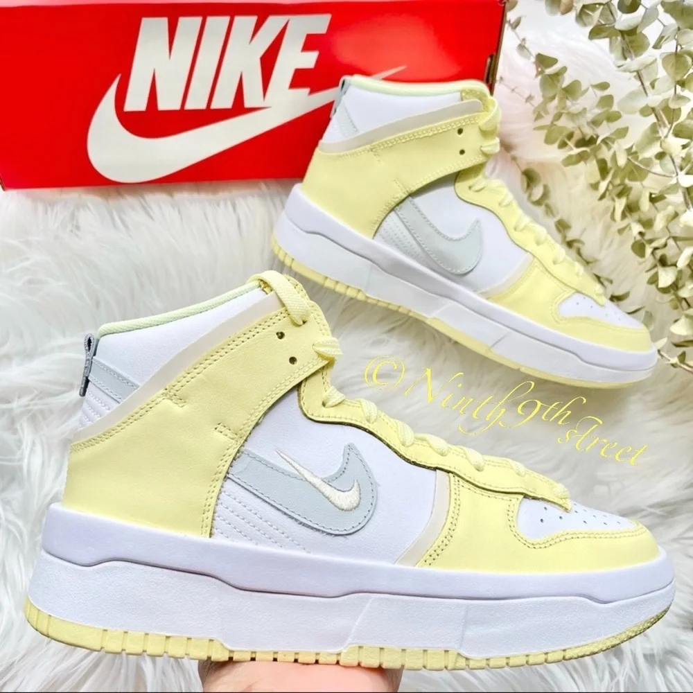 Nike Dunk High Up Lemon W8 DH3718-105 NIB